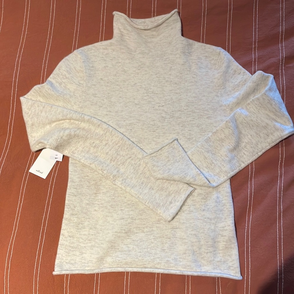 Super soft mock neck sweater